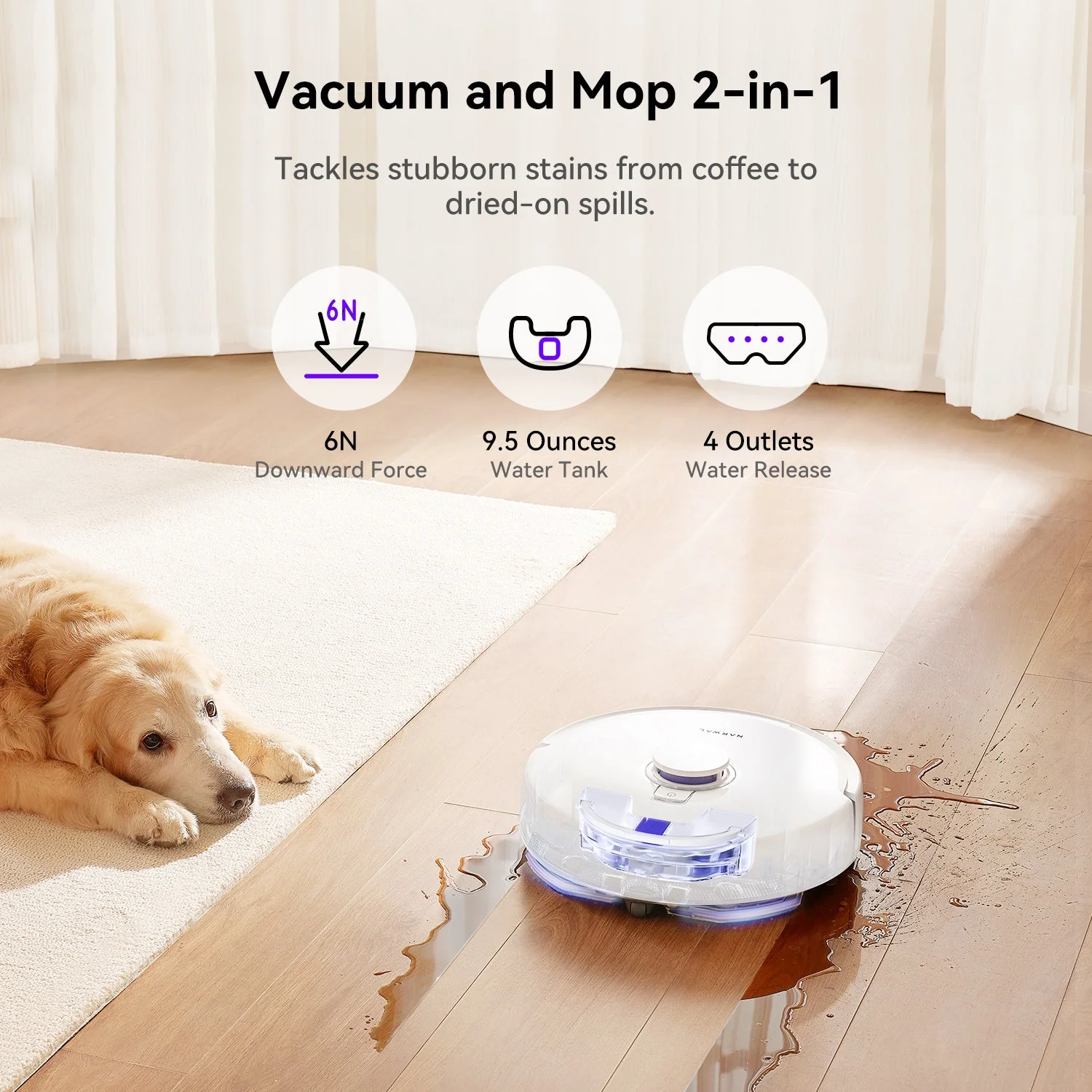 Narwal Freo X Plus Robot Vacuum and Mop - Image 8